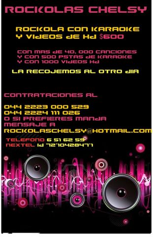 renta de rockolas